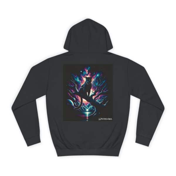 Cosmic Black Panther WD-D009 By Wyldesigns Unisex College Hoodie
