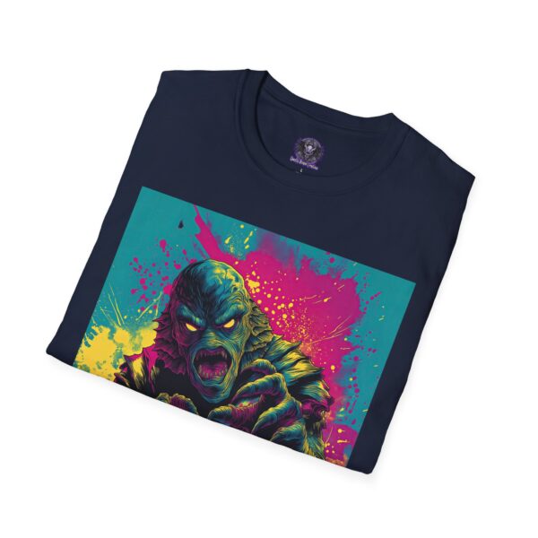 Creature From The Deep Pop Art 60's Style Unisex T-Shirt - Image 28