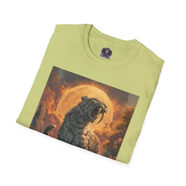 Prehistoric Smilodon aka Sabre-Tooth Tiger VII Unisex T-Shirt, Graphic Tee, Unique Gift, Casual Wear - Image 24