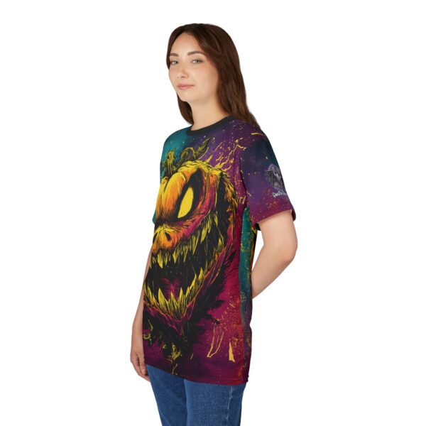 Evil Jack O' Lantern I Pop 60's Art Style Tee Unisex (AOP) - Image 18