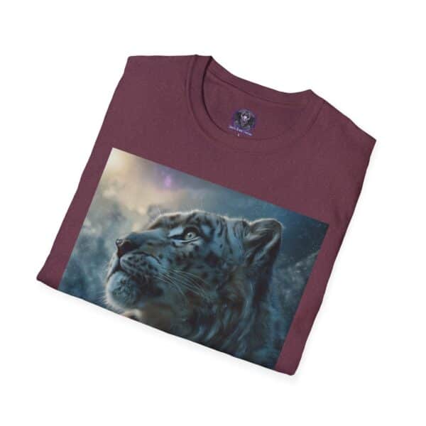 Snow Leopard V Profile By Wyldesigns Unisex T-Shirt - Image 48