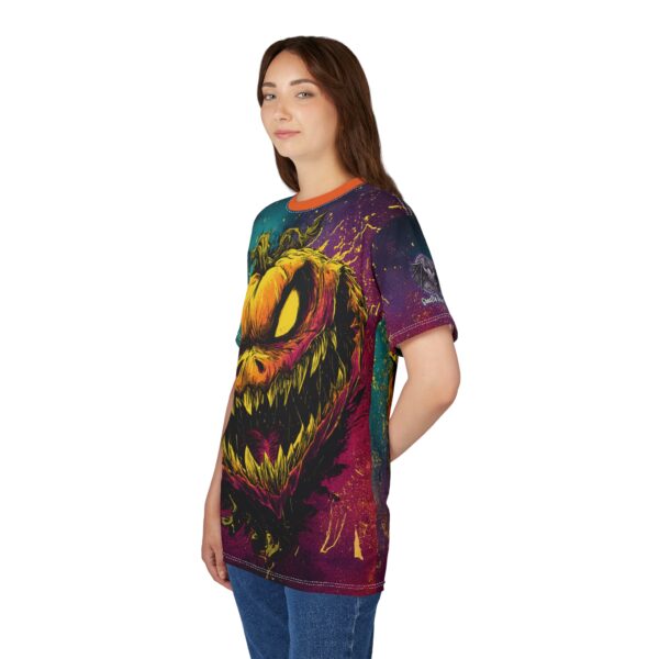 Evil Jack O' Lantern I Pop 60's Art Style Tee Unisex (AOP) - Image 38