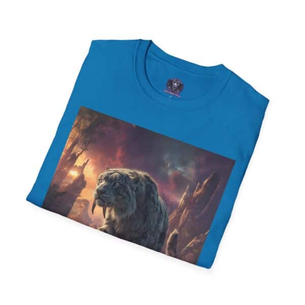 Prehistoric Smilodon aka Sabre-Tooth Tiger II Unisex T-Shirt, Graphic Tee, Unique Gift, Casual Wear - Image 32
