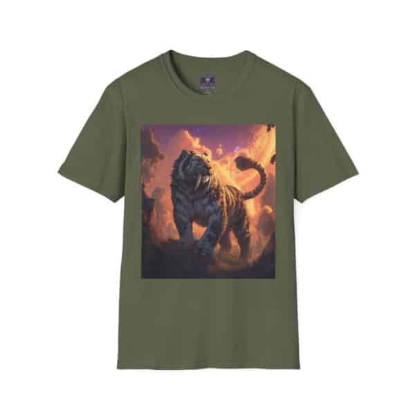 Prehistoric Smilodon aka Sabre-Tooth Tiger I Unisex T-Shirt, Graphic Tee, Unique Gift, Casual Wear - Image 25