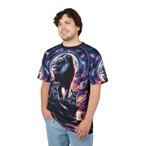 Cosmic Lion Family WD-D006 By Wyldesigns Unisex Cut & Sew Tee (AOP) - Image 10