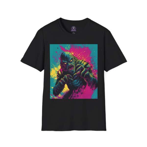 Creature From The Deep Pop Art 60's Style Unisex T-Shirt - Image 5