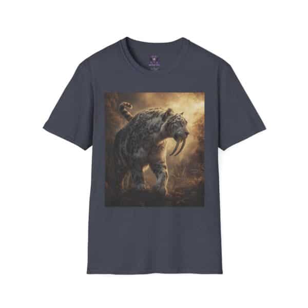 Prehistoric Smilodon aka Sabre-Tooth Tiger VIII Unisex T-Shirt, Graphic Tee, Unique Gift, Casual Wear - Image 33