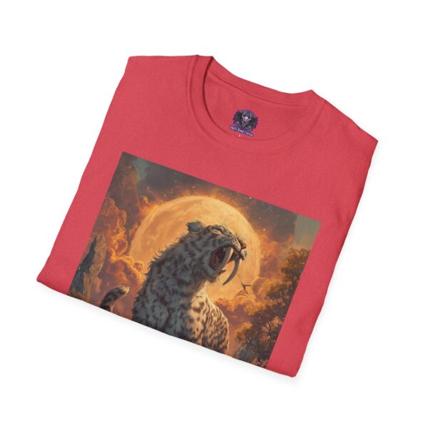 Prehistoric Smilodon aka Sabre-Tooth Tiger VII Unisex T-Shirt, Graphic Tee, Unique Gift, Casual Wear - Image 52