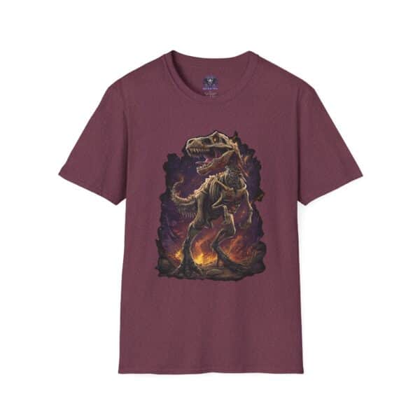 Skeleton T-Rex Unisex T-Shirt, Funny Graphic Tee, Unique Gift, Casual Wear, Tyrannosaurus - Image 45