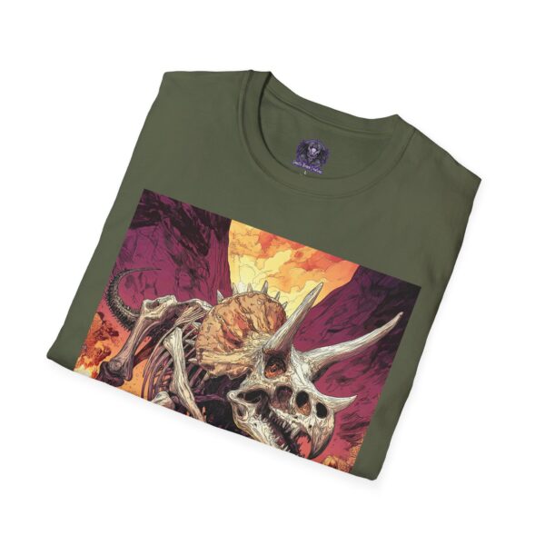 Prehistoric Skeletal Triceratops II Unisex T-Shirt, Graphic Tee, Unique Gift, Casual Wear - Image 28