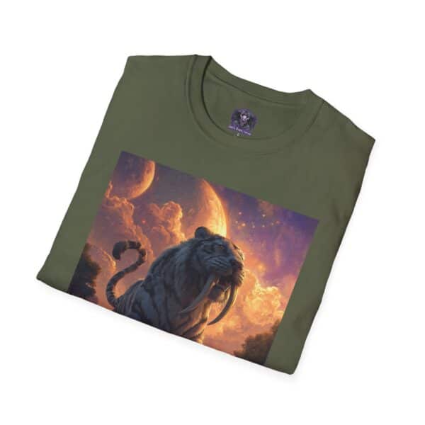 Prehistoric Smilodon aka Sabre-Tooth Tiger III Unisex T-Shirt, Graphic Tee, Unique Gift, Casual Wear - Image 28