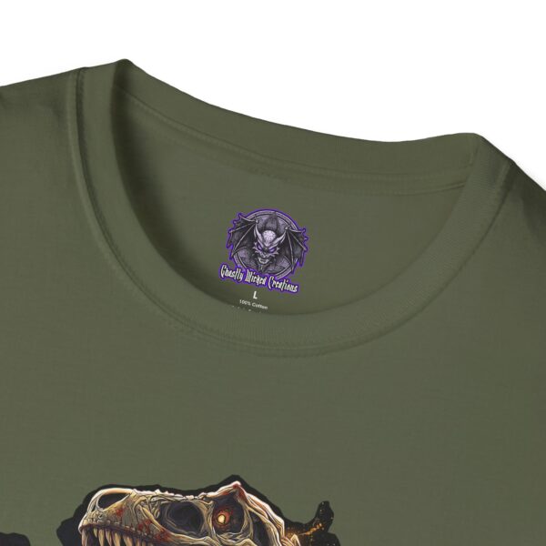 Skeleton T-Rex Unisex T-Shirt, Funny Graphic Tee, Unique Gift, Casual Wear, Tyrannosaurus - Image 27
