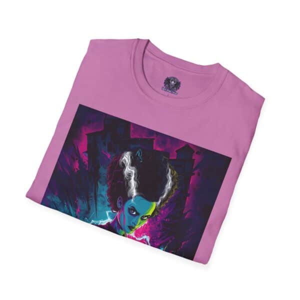 Bride of Frankenstein Pop Art 60's Style Unisex T-Shirt - Image 40
