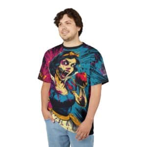 Undead Snow White 60's Pop Art Style Tee Unisex (AOP)