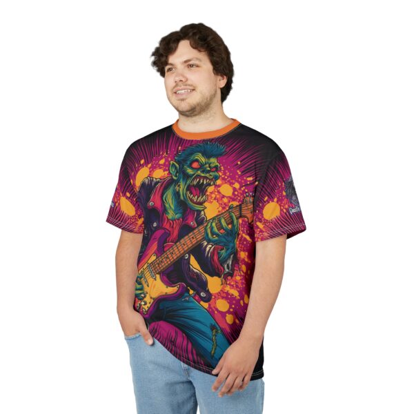 Unisex Tee Zombie Guitarist Monster Pop Art Style 60's (AOP) - Image 30