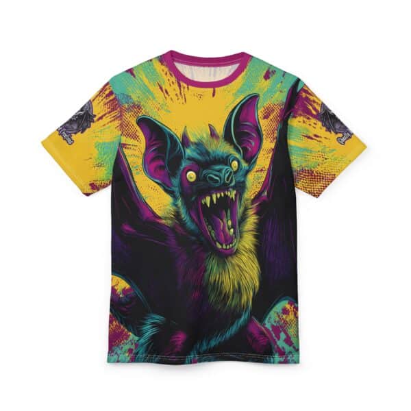 Vampire Bat Pop Art Style 60's Unisex Tee (AOP) - Image 29