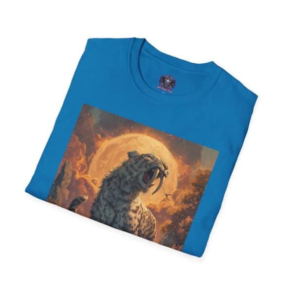 Prehistoric Smilodon aka Sabre-Tooth Tiger VII Unisex T-Shirt, Graphic Tee, Unique Gift, Casual Wear - Image 32