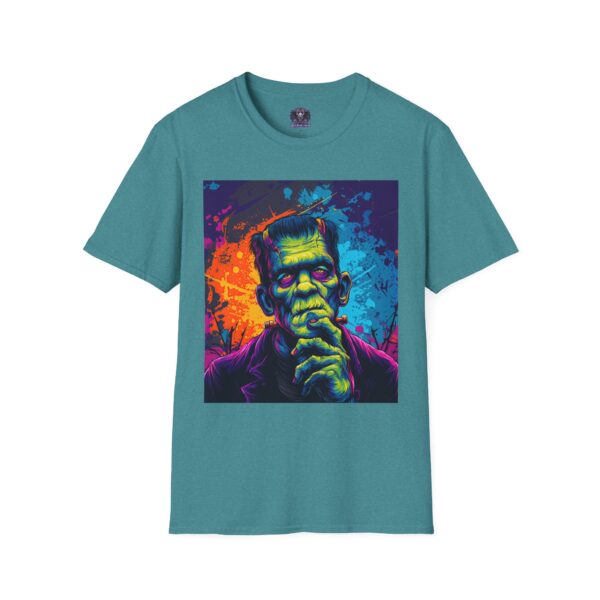 Frankenstein Pop Art 60's Style Unisex T-Shirt - Image 5