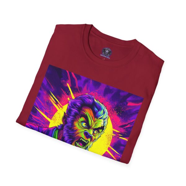 The Wolfman Pop Art 60's Style Unisex T-Shirt - Image 40