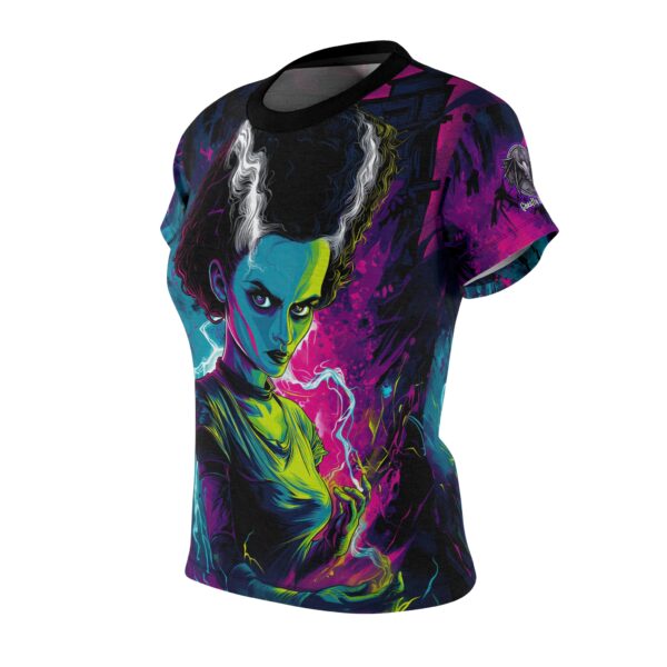 Bride Of Frankenstein Pop 60's Art Style Tee Women's (AOP) - Image 6