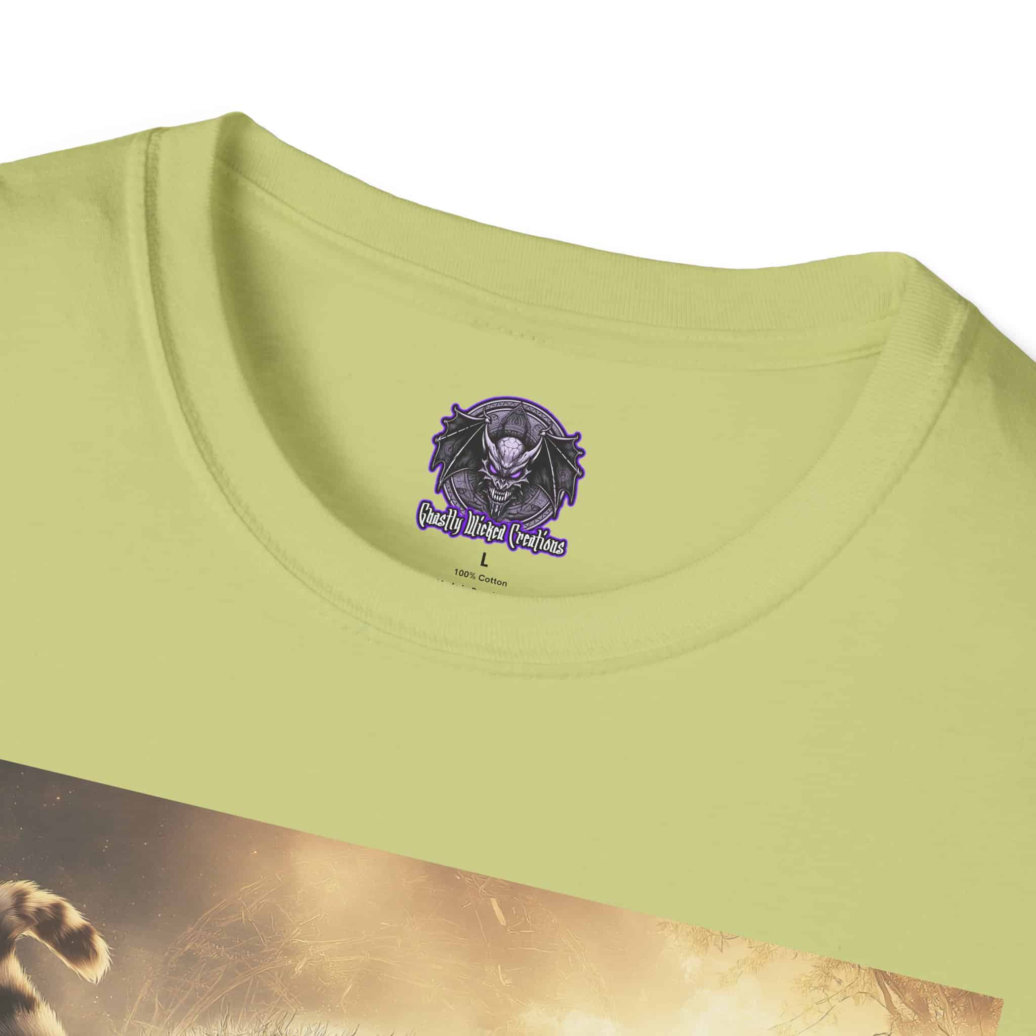 Prehistoric Smilodon aka Sabre-Tooth Tiger VIII Unisex T-Shirt, Graphic Tee, Unique Gift, Casual Wear - Image 23