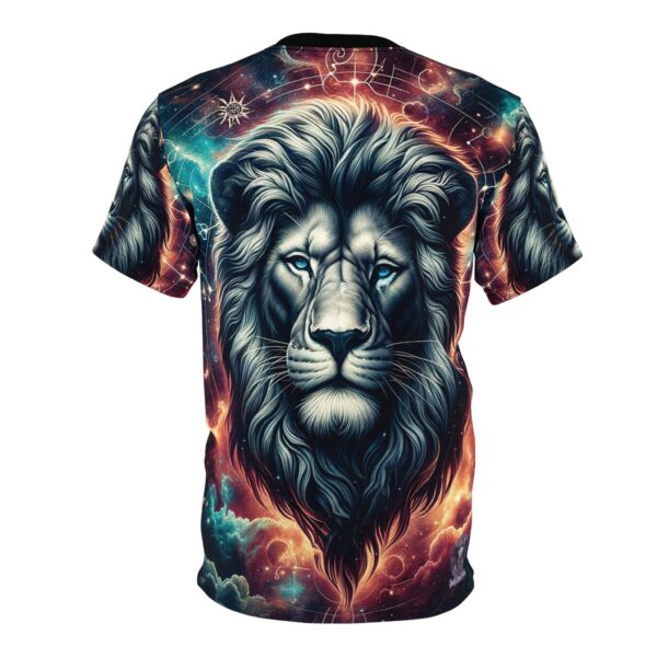 Lion In The Sky WD-D014 By Wyldesigns Unisex Cut & Sew Tee (AOP) - Image 2