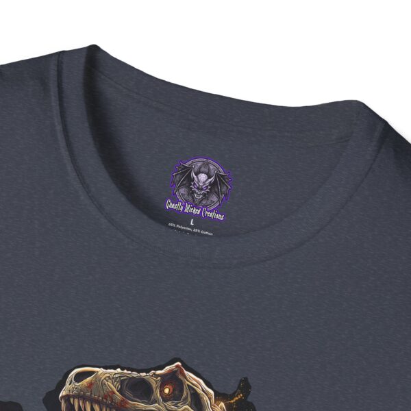 Skeleton T-Rex Unisex T-Shirt, Funny Graphic Tee, Unique Gift, Casual Wear, Tyrannosaurus - Image 35