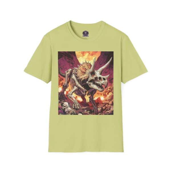 Prehistoric Skeletal Triceratops II Unisex T-Shirt, Graphic Tee, Unique Gift, Casual Wear - Image 21