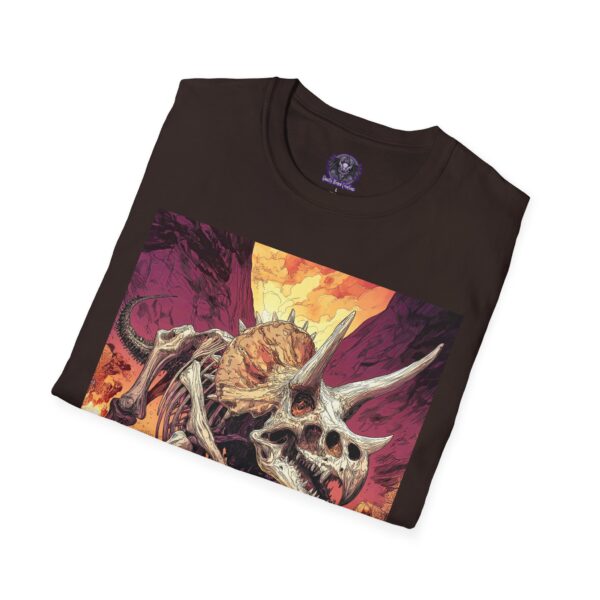 Prehistoric Skeletal Triceratops II Unisex T-Shirt, Graphic Tee, Unique Gift, Casual Wear - Image 20