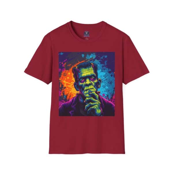Frankenstein Pop Art 60's Style Unisex T-Shirt - Image 41