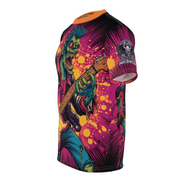 Unisex Tee Zombie Guitarist Monster Pop Art Style 60's (AOP) - Image 23