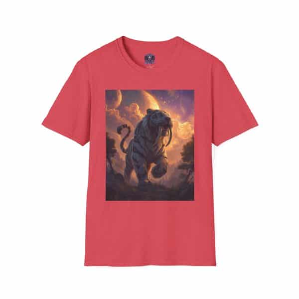 Prehistoric Smilodon aka Sabre-Tooth Tiger III Unisex T-Shirt, Graphic Tee, Unique Gift, Casual Wear - Image 49