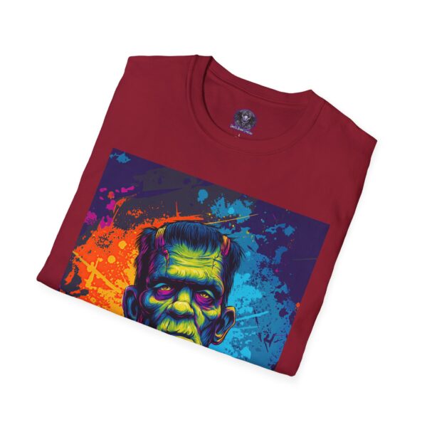 Frankenstein Pop Art 60's Style Unisex T-Shirt - Image 44