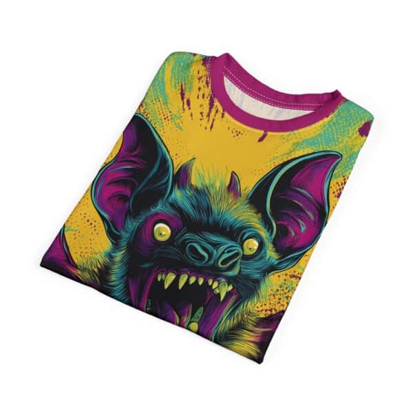 Vampire Bat Pop Art Style 60's Unisex Tee (AOP) - Image 40