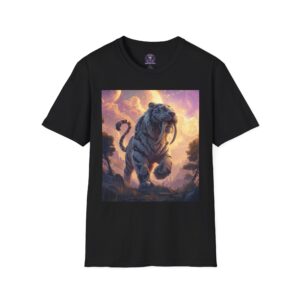 Prehistoric Smilodon aka Sabre-Tooth Tiger III Unisex T-Shirt, Graphic Tee, Unique Gift, Casual Wear
