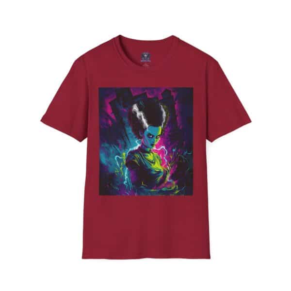 Bride of Frankenstein Pop Art 60's Style Unisex T-Shirt - Image 41