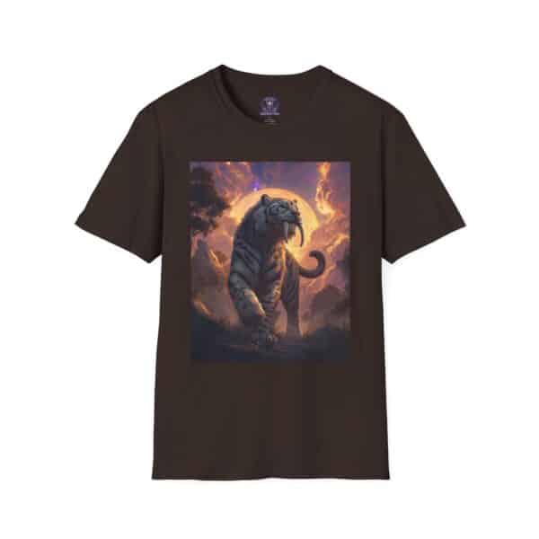 Prehistoric Smilodon aka Sabre-Tooth Tiger V Unisex T-Shirt, Graphic Tee, Unique Gift, Casual Wear - Image 17