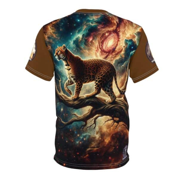 Cosmic Leopard WD-D011 By Wyldesigns Unisex Cut & Sew Tee (AOP) - Image 16