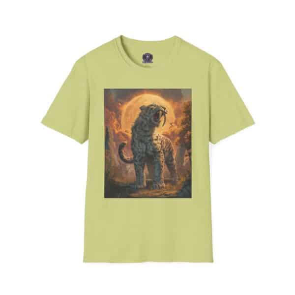 Prehistoric Smilodon aka Sabre-Tooth Tiger VII Unisex T-Shirt, Graphic Tee, Unique Gift, Casual Wear - Image 21