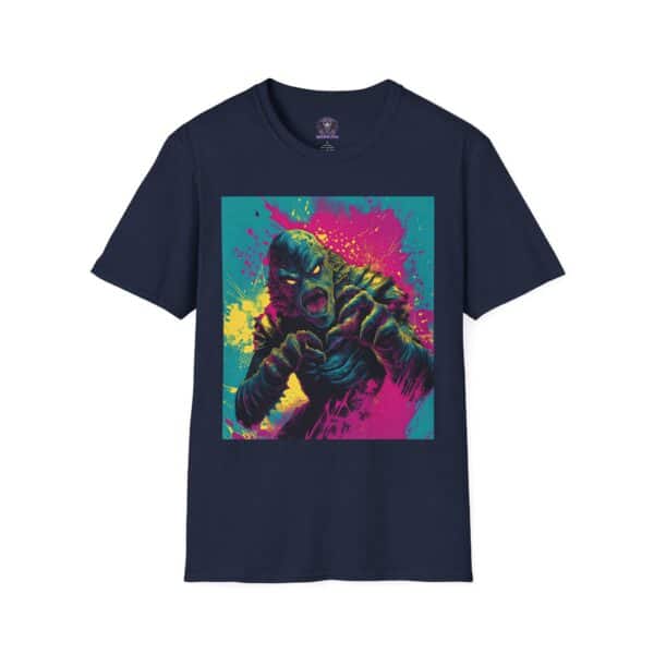 Creature From The Deep Pop Art 60's Style Unisex T-Shirt - Image 25