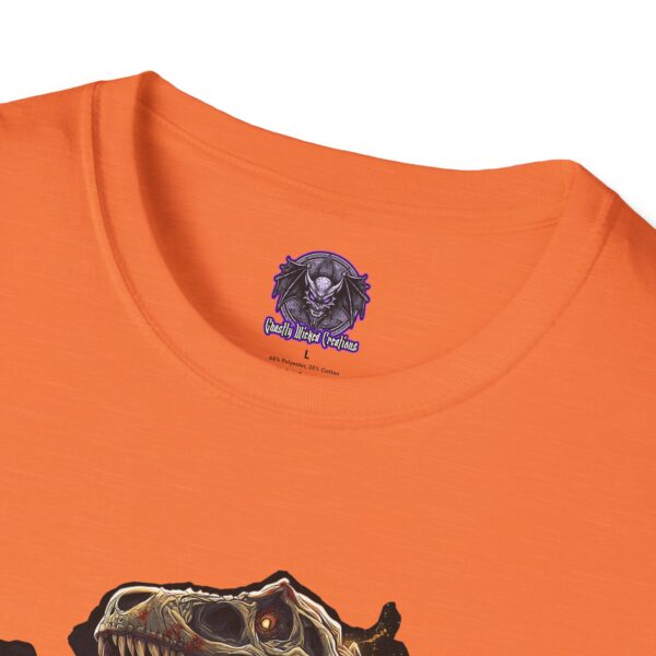 Skeleton T-Rex Unisex T-Shirt, Funny Graphic Tee, Unique Gift, Casual Wear, Tyrannosaurus - Image 11