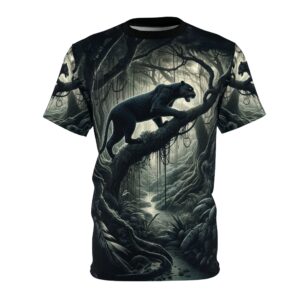 Black Panther WD-D002 By Wyldesigns Unisex Cut & Sew Tee (AOP)