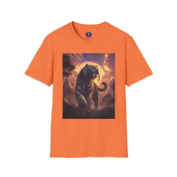 Prehistoric Smilodon aka Sabre-Tooth Tiger V Unisex T-Shirt, Graphic Tee, Unique Gift, Casual Wear - Image 9