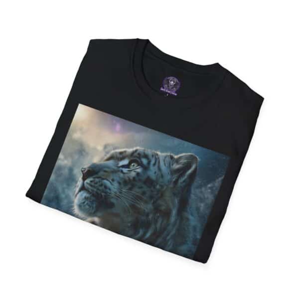Snow Leopard V Profile By Wyldesigns Unisex T-Shirt - Image 4