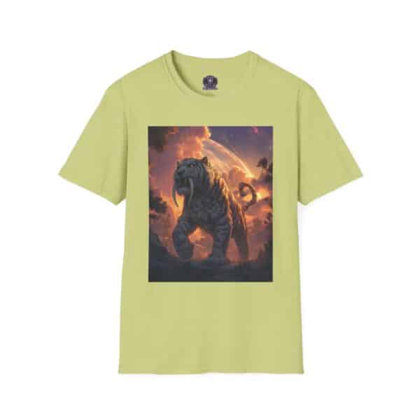 Prehistoric Smilodon aka Sabre-Tooth Tiger IV Unisex T-Shirt, Graphic Tee, Unique Gift, Casual Wear - Image 21