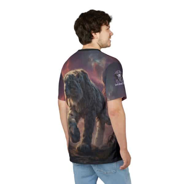 Prehistoric Smilodon aka Sabre-Tooth Tiger II Unisex Tee (AOP) - Image 13