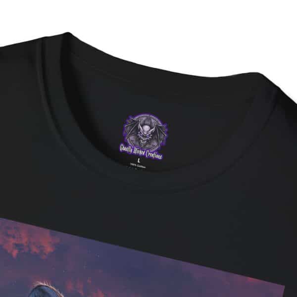 Snow Leopard IV Profile By Wyldesigns Unisex T-Shirt - Image 3