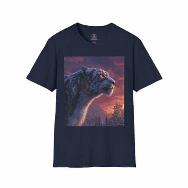 Snow Leopard IV Profile By Wyldesigns Unisex T-Shirt - Image 61