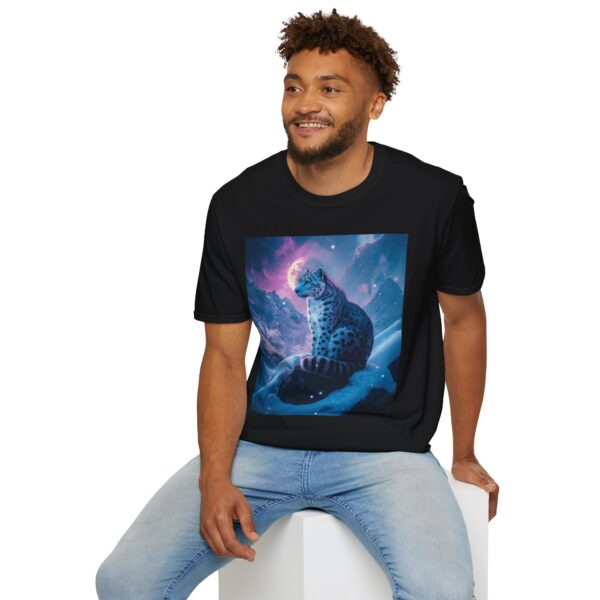 Snow Leopard II By Wyldesigns Unisex T-Shirt - Image 5
