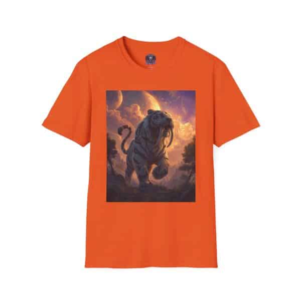Prehistoric Smilodon aka Sabre-Tooth Tiger III Unisex T-Shirt, Graphic Tee, Unique Gift, Casual Wear - Image 13